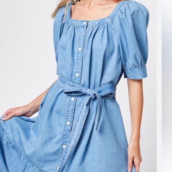 LEVIS women’s denim dress size M - Picture 2 of 4